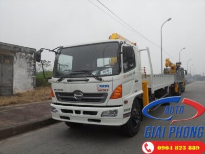 Xe tải gắn cẩu Soosan 5 Tấn SCS513 HINO FG8JJSB 9.4 Tấn
