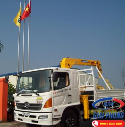 Xe tải gắn cẩu Soosan 5 Tấn SCS513 HINO FG8JJSB 9.4 Tấn