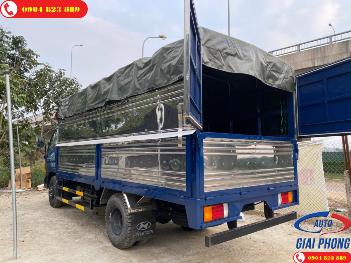 Xe tải Hyundai New Mighty 110SP Thùng Mui Bạt