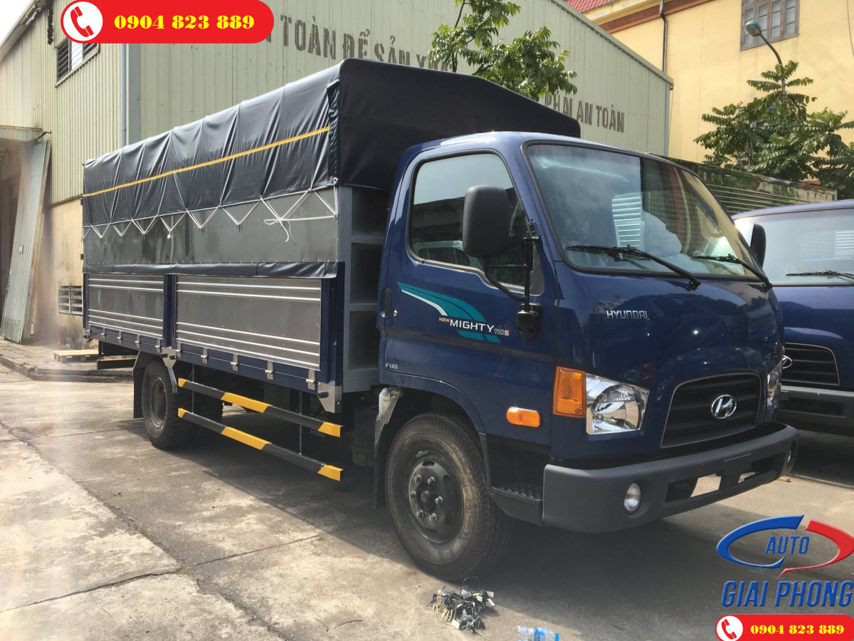 Xe tải Hyundai New Mighty 110SP Thùng Mui Bạt