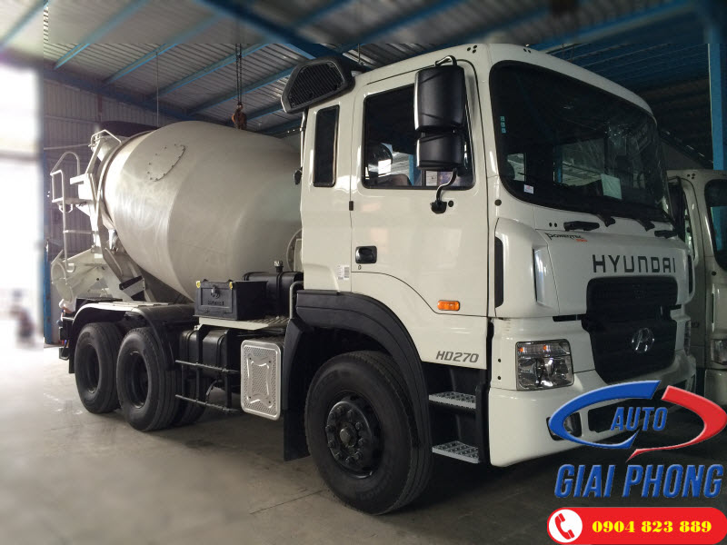 Xe bồn trộn bê tông Hyundai HD270 Mixer 7 Khối Nhập Khẩu Xe bồn trộn bê tông Hyundai HD270 Mixer 7 Khối Nhập Khẩu