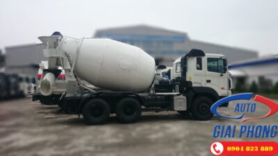 Xe bồn trộn bê tông Hyundai Hd270 15 Tấn 7 khối Nhập khẩu